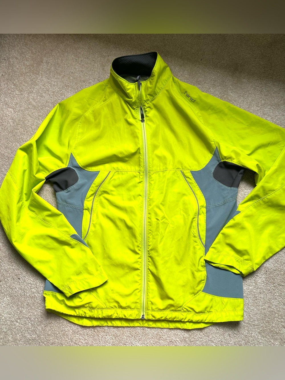 Hind Fluorescent Yellow Green Zip Jacket Men’s L